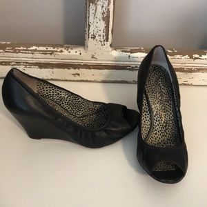 Jessica Simpson Black Wedge